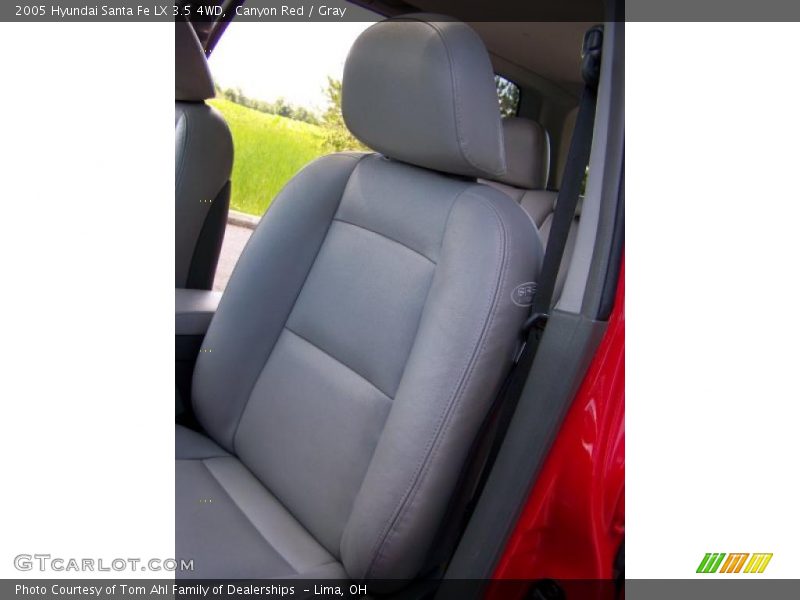 Canyon Red / Gray 2005 Hyundai Santa Fe LX 3.5 4WD