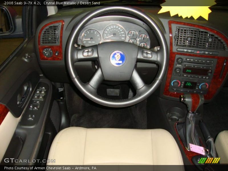 Crystal Blue Metallic / Desert Sand 2008 Saab 9-7X 4.2i