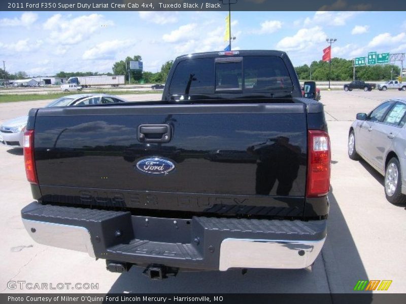 Tuxedo Black / Black 2011 Ford F350 Super Duty Lariat Crew Cab 4x4