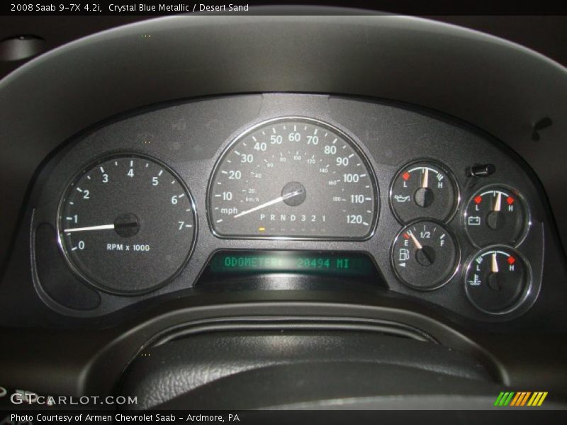 Crystal Blue Metallic / Desert Sand 2008 Saab 9-7X 4.2i