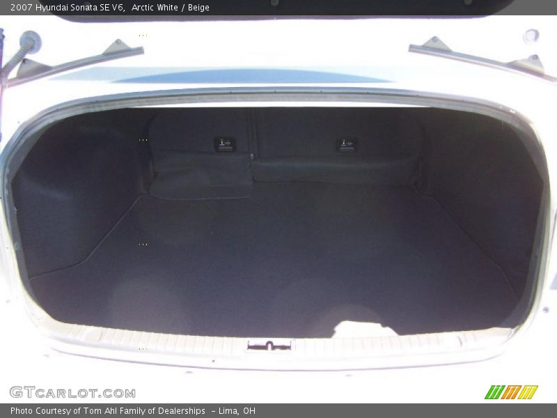Arctic White / Beige 2007 Hyundai Sonata SE V6