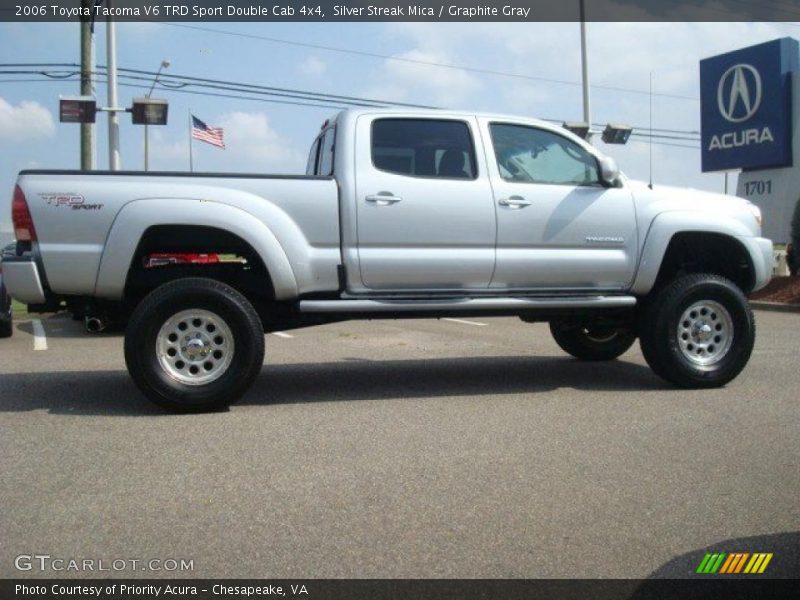 Silver Streak Mica / Graphite Gray 2006 Toyota Tacoma V6 TRD Sport Double Cab 4x4