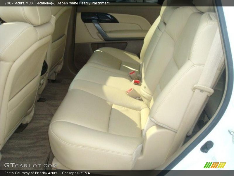 Aspen White Pearl / Parchment 2007 Acura MDX Technology