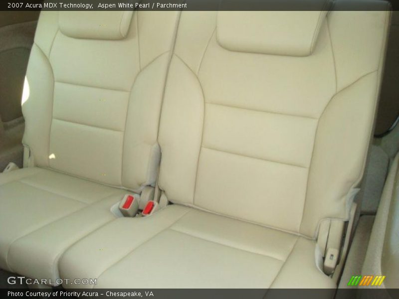 Aspen White Pearl / Parchment 2007 Acura MDX Technology