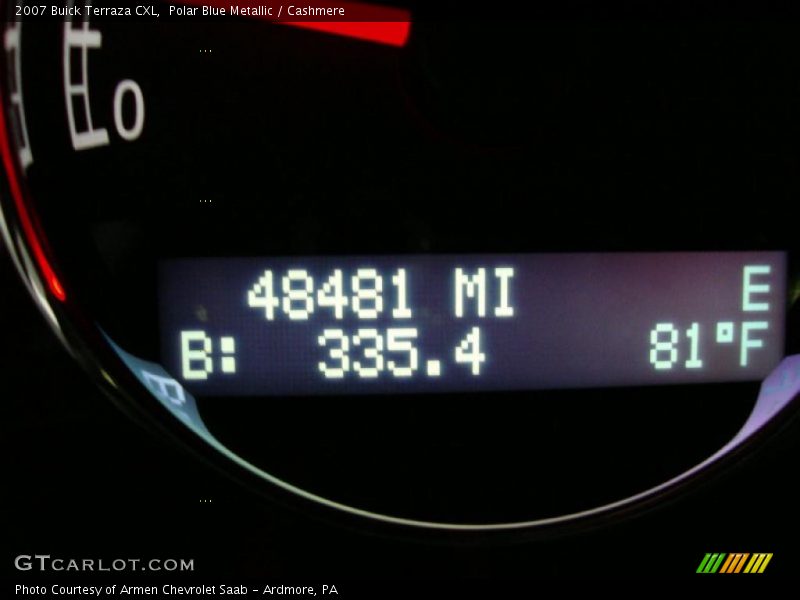 Polar Blue Metallic / Cashmere 2007 Buick Terraza CXL