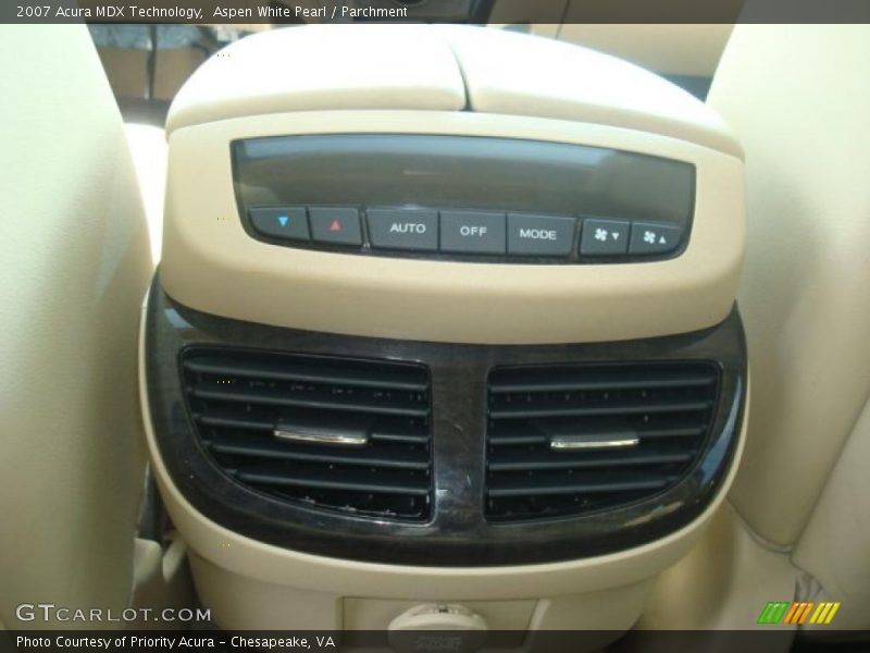 Aspen White Pearl / Parchment 2007 Acura MDX Technology