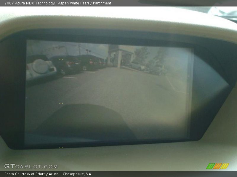 Aspen White Pearl / Parchment 2007 Acura MDX Technology