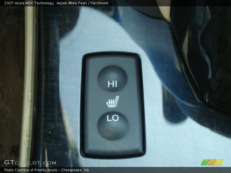 Aspen White Pearl / Parchment 2007 Acura MDX Technology