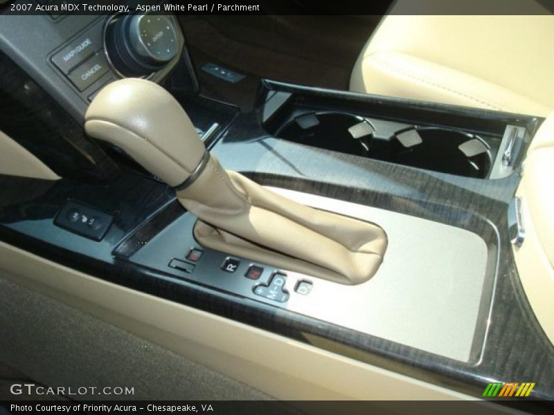 Aspen White Pearl / Parchment 2007 Acura MDX Technology