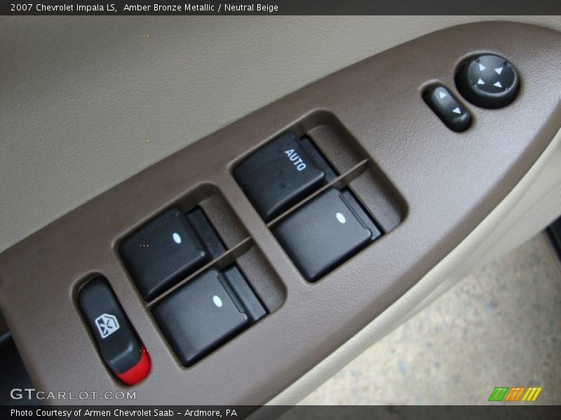 Amber Bronze Metallic / Neutral Beige 2007 Chevrolet Impala LS