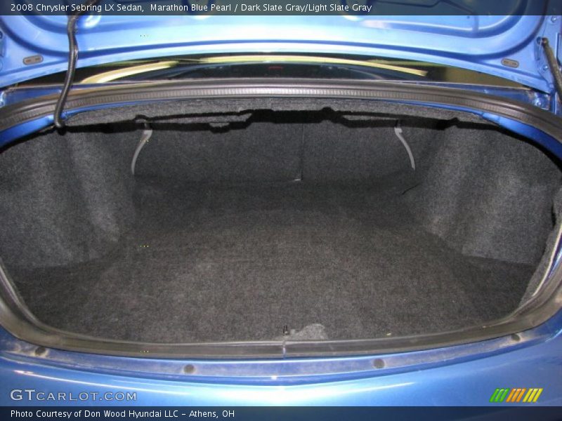 Marathon Blue Pearl / Dark Slate Gray/Light Slate Gray 2008 Chrysler Sebring LX Sedan