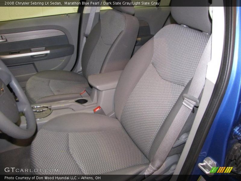 Marathon Blue Pearl / Dark Slate Gray/Light Slate Gray 2008 Chrysler Sebring LX Sedan