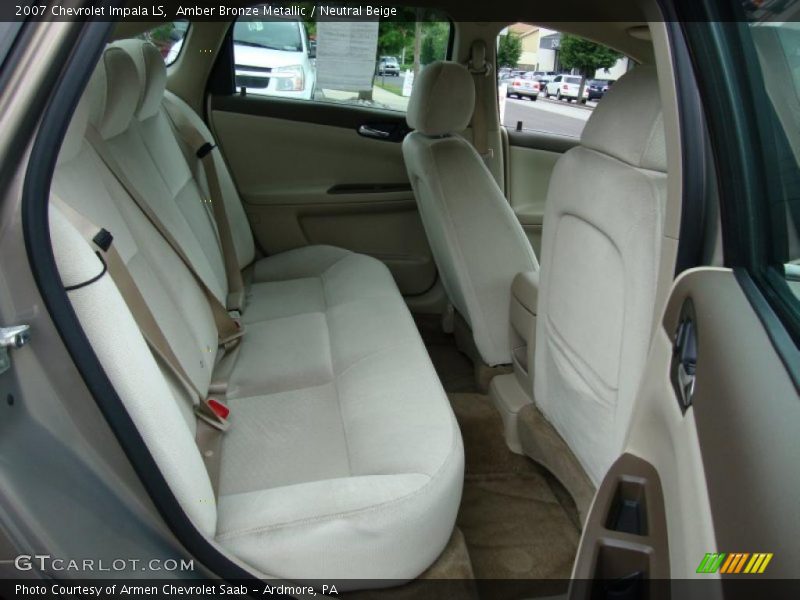 Amber Bronze Metallic / Neutral Beige 2007 Chevrolet Impala LS