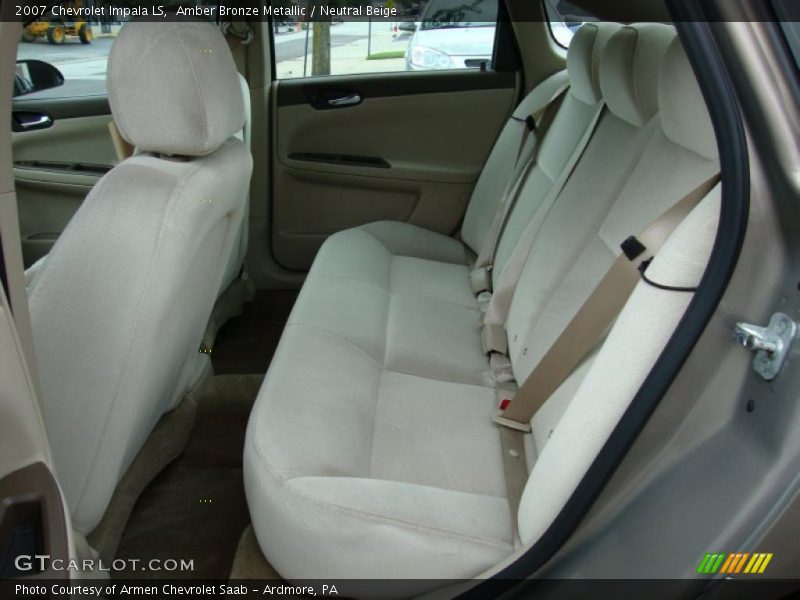 Amber Bronze Metallic / Neutral Beige 2007 Chevrolet Impala LS