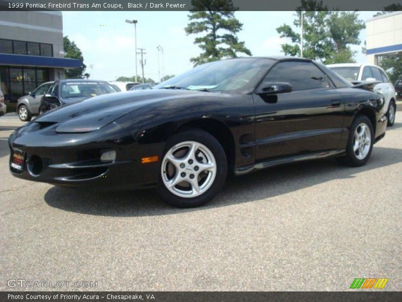 Black / Dark Pewter 1999 Pontiac Firebird Trans Am Coupe