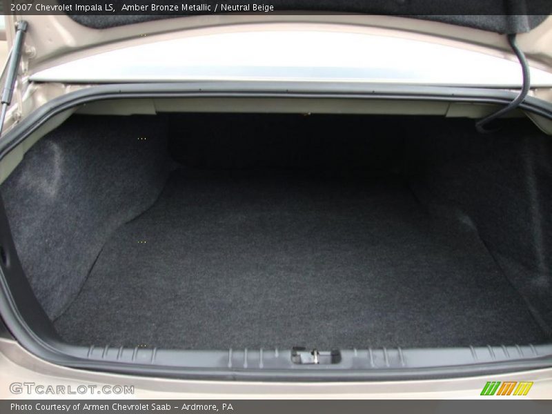 Amber Bronze Metallic / Neutral Beige 2007 Chevrolet Impala LS