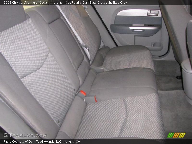 Marathon Blue Pearl / Dark Slate Gray/Light Slate Gray 2008 Chrysler Sebring LX Sedan