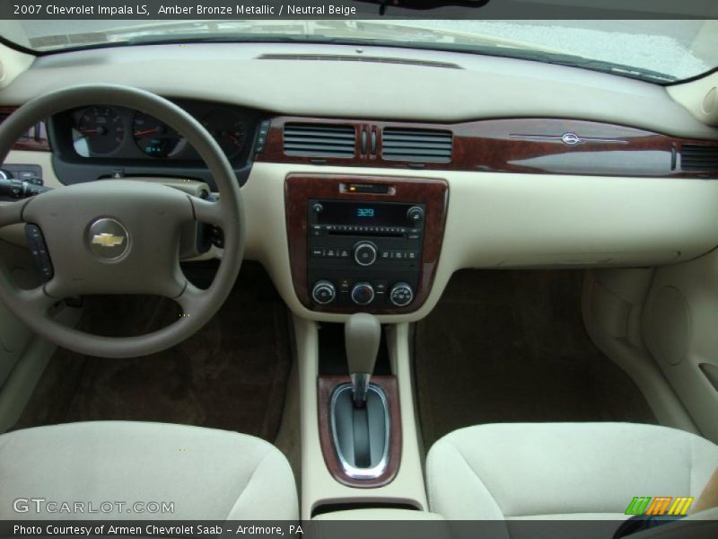 Amber Bronze Metallic / Neutral Beige 2007 Chevrolet Impala LS