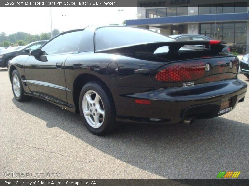 Black / Dark Pewter 1999 Pontiac Firebird Trans Am Coupe