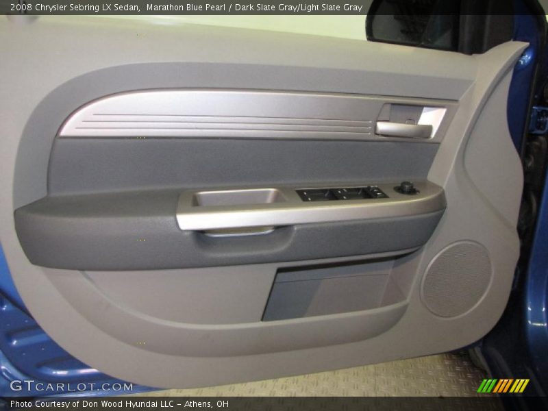 Marathon Blue Pearl / Dark Slate Gray/Light Slate Gray 2008 Chrysler Sebring LX Sedan