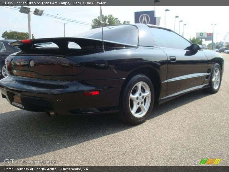 Black / Dark Pewter 1999 Pontiac Firebird Trans Am Coupe