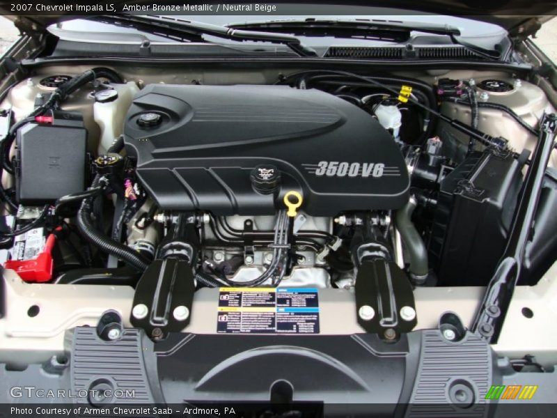 Amber Bronze Metallic / Neutral Beige 2007 Chevrolet Impala LS