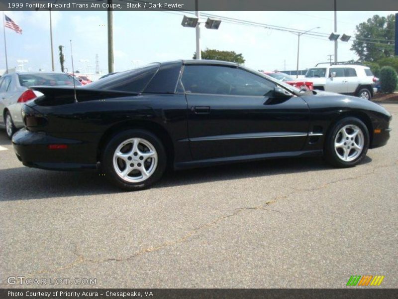 Black / Dark Pewter 1999 Pontiac Firebird Trans Am Coupe