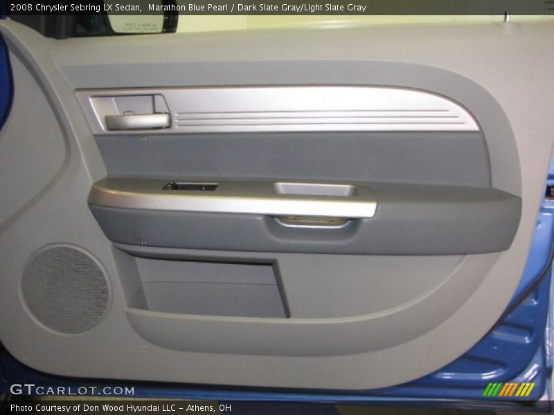 Marathon Blue Pearl / Dark Slate Gray/Light Slate Gray 2008 Chrysler Sebring LX Sedan