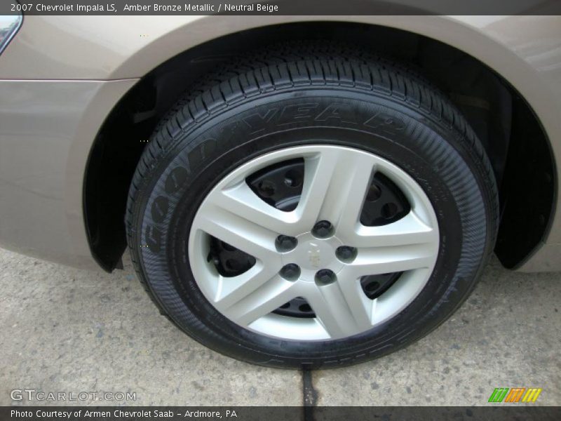 Amber Bronze Metallic / Neutral Beige 2007 Chevrolet Impala LS