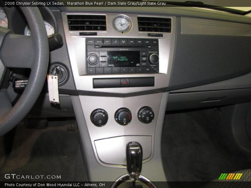 Marathon Blue Pearl / Dark Slate Gray/Light Slate Gray 2008 Chrysler Sebring LX Sedan