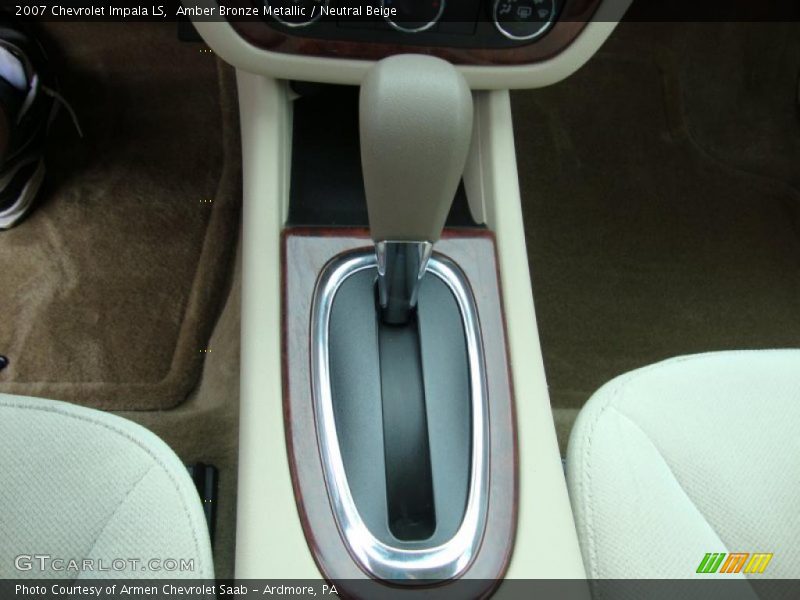 Amber Bronze Metallic / Neutral Beige 2007 Chevrolet Impala LS