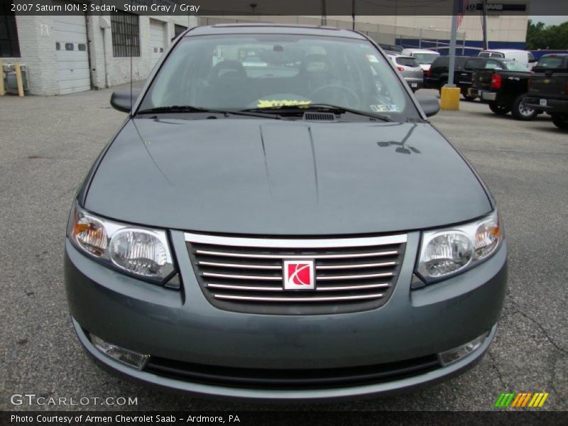 Storm Gray / Gray 2007 Saturn ION 3 Sedan
