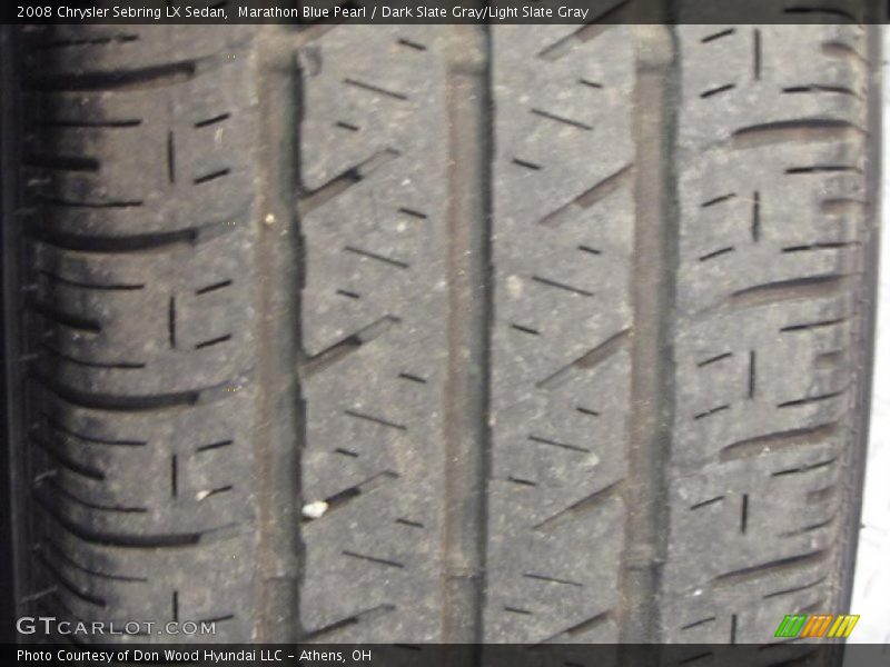 Marathon Blue Pearl / Dark Slate Gray/Light Slate Gray 2008 Chrysler Sebring LX Sedan