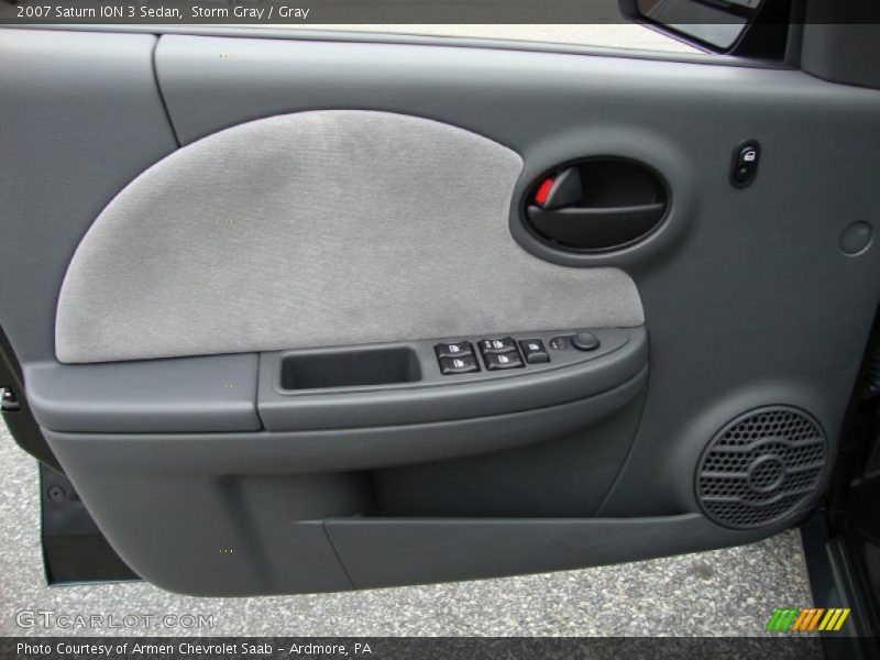 Storm Gray / Gray 2007 Saturn ION 3 Sedan