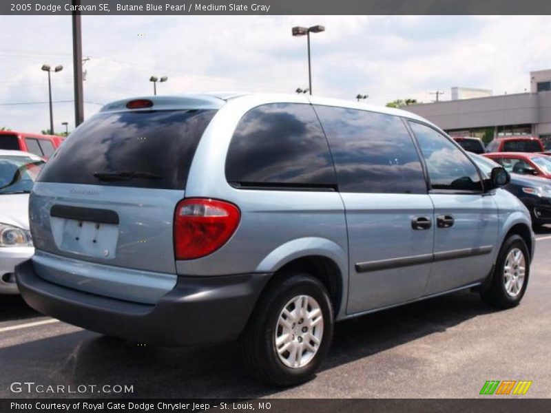 Butane Blue Pearl / Medium Slate Gray 2005 Dodge Caravan SE