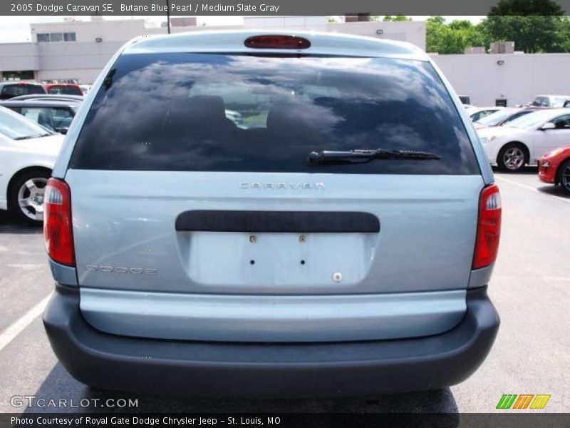 Butane Blue Pearl / Medium Slate Gray 2005 Dodge Caravan SE