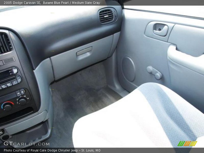 Butane Blue Pearl / Medium Slate Gray 2005 Dodge Caravan SE
