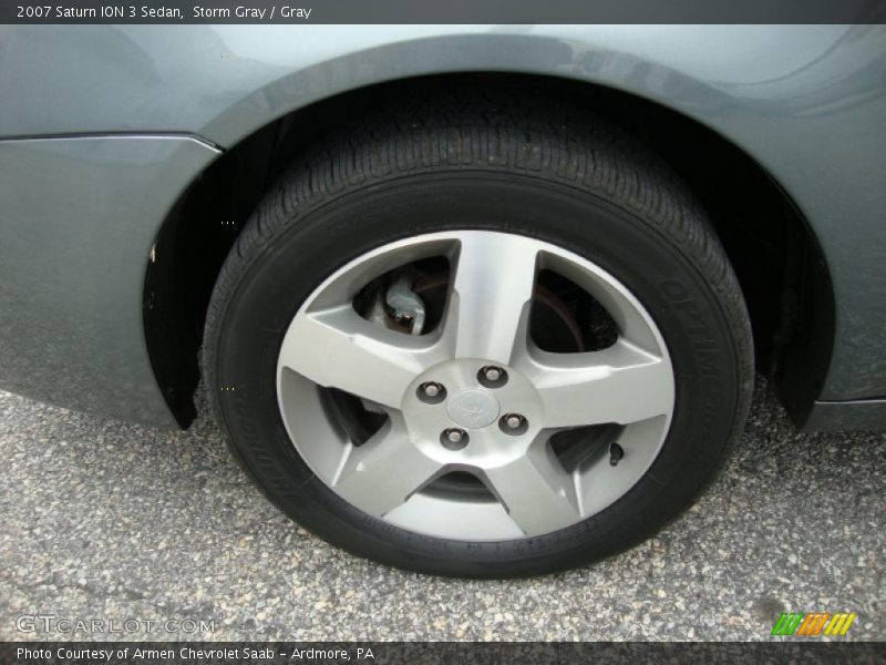 Storm Gray / Gray 2007 Saturn ION 3 Sedan