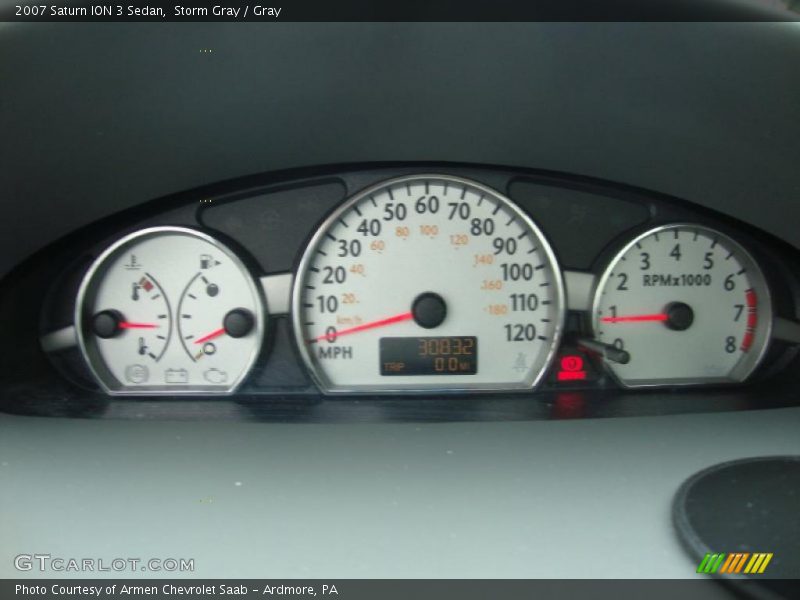 Storm Gray / Gray 2007 Saturn ION 3 Sedan