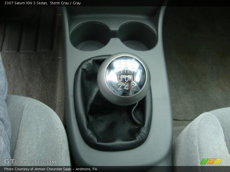 Storm Gray / Gray 2007 Saturn ION 3 Sedan