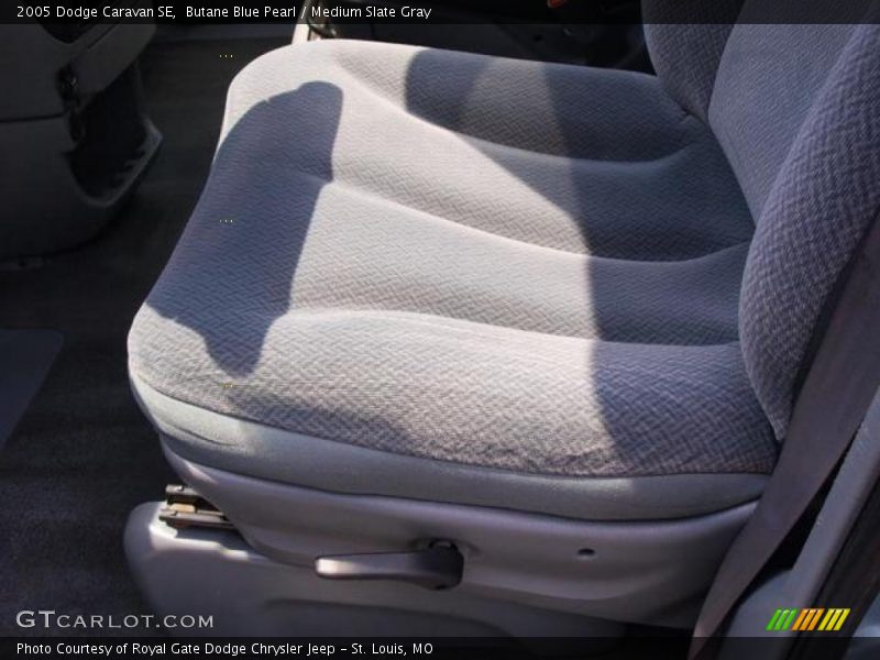 Butane Blue Pearl / Medium Slate Gray 2005 Dodge Caravan SE