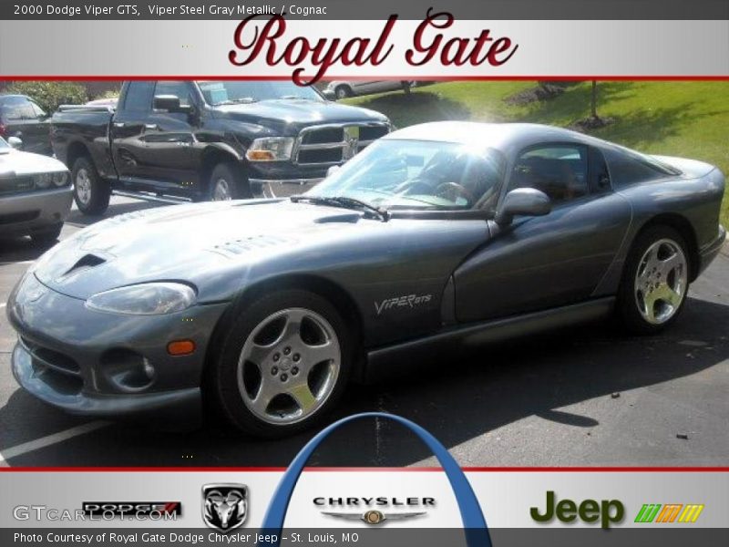 Viper Steel Gray Metallic / Cognac 2000 Dodge Viper GTS