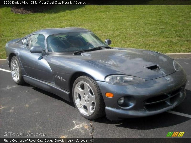 Viper Steel Gray Metallic / Cognac 2000 Dodge Viper GTS