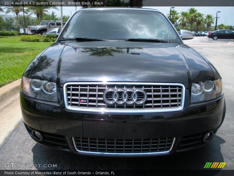 Brilliant Black / Black 2004 Audi S4 4.2 quattro Cabriolet