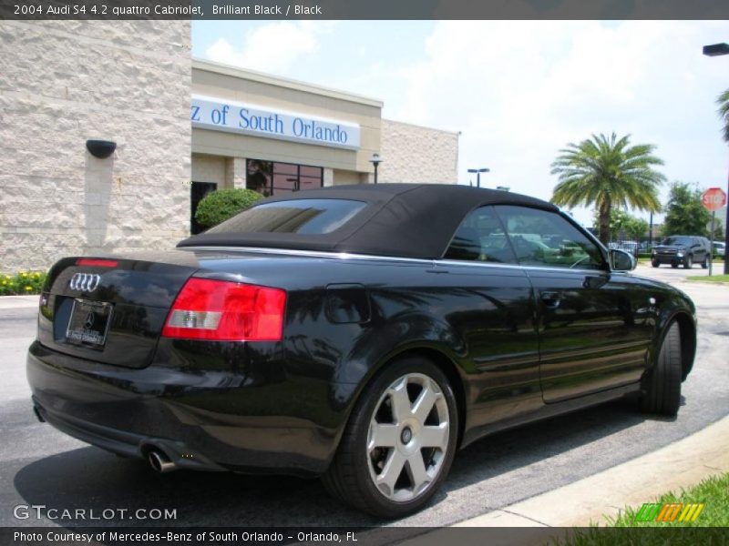 Brilliant Black / Black 2004 Audi S4 4.2 quattro Cabriolet