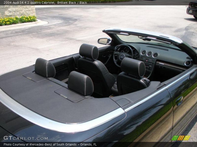 Brilliant Black / Black 2004 Audi S4 4.2 quattro Cabriolet