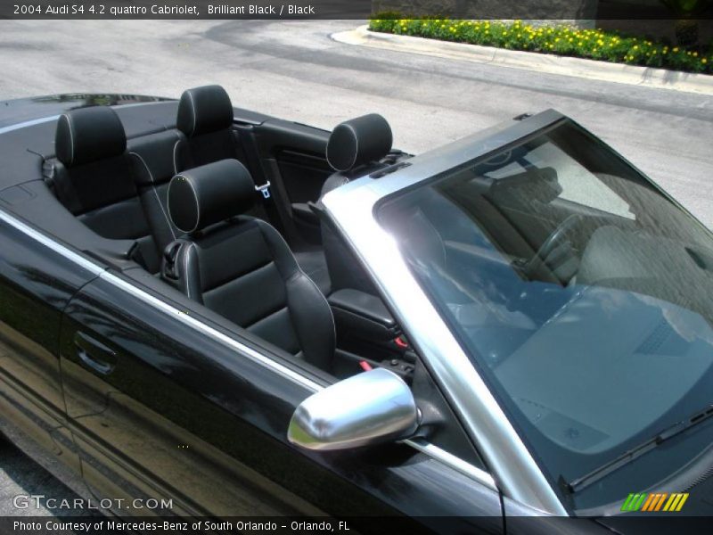 Brilliant Black / Black 2004 Audi S4 4.2 quattro Cabriolet