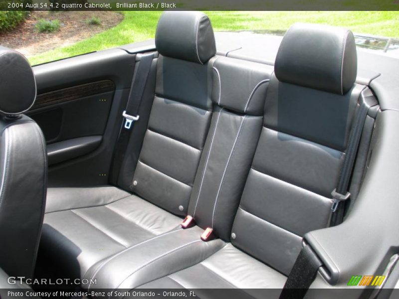 Brilliant Black / Black 2004 Audi S4 4.2 quattro Cabriolet