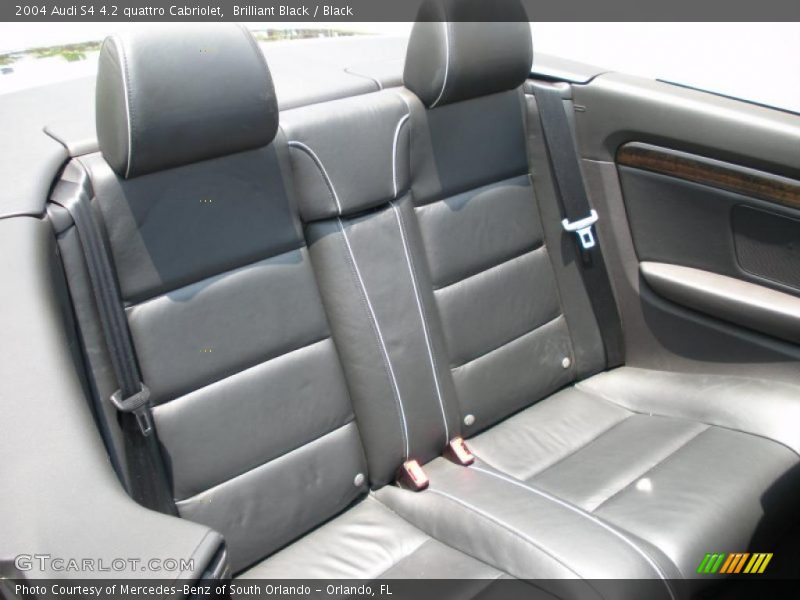 Brilliant Black / Black 2004 Audi S4 4.2 quattro Cabriolet