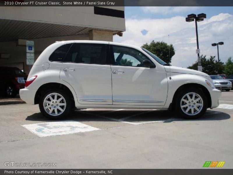 Stone White / Pastel Slate Gray 2010 Chrysler PT Cruiser Classic